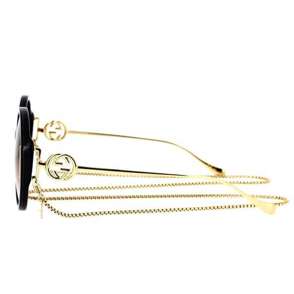 NEW GUCCI SUNGLASSES WITH GOLD CHAIN WOMEN GUCCI GG1202S 004